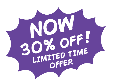 Now 30% off limited time offer